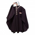 Double layered Irani Kaftan abaya- Chocolate brown Double layered Irani Kaftan abaya- Chocolate brown